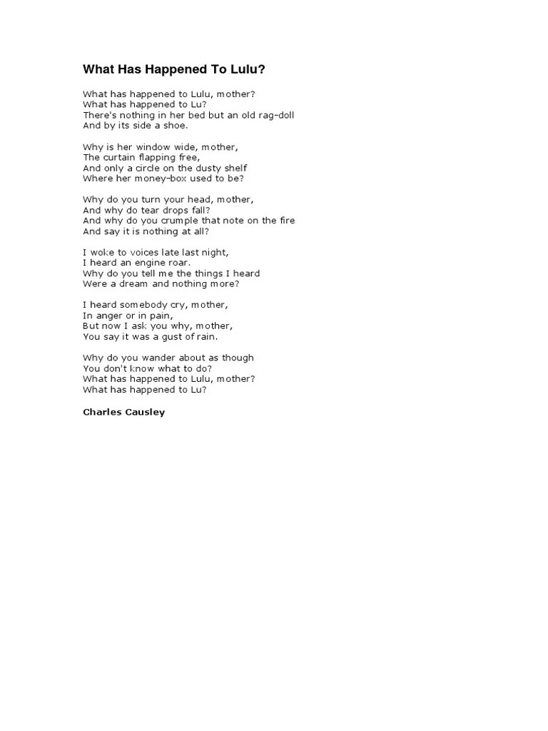 What Has Happened To Lulu PDF