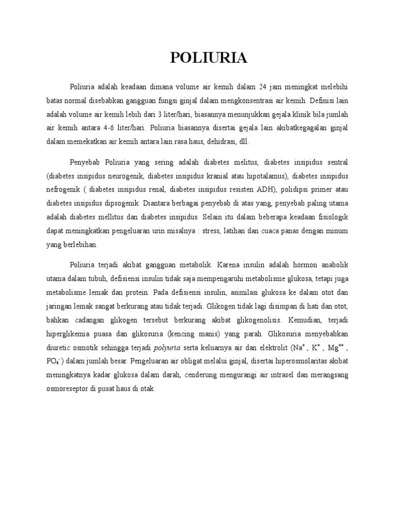 POLIURIA | PDF