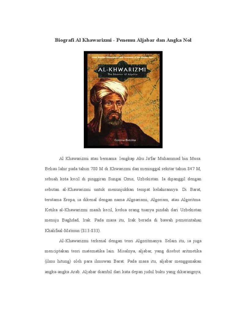 Biografi Al Khawarizmi | PDF