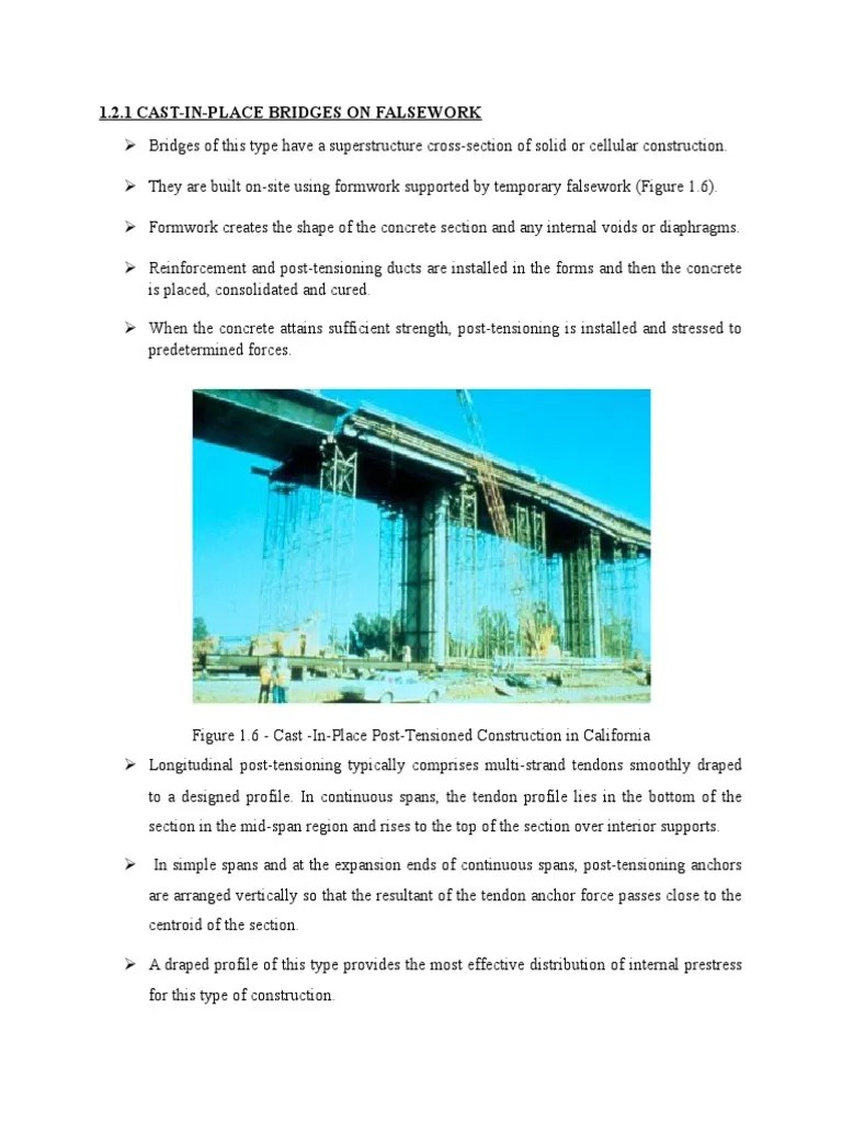 BRIDGE Construction Method Prestressed Concrete Architectural Design