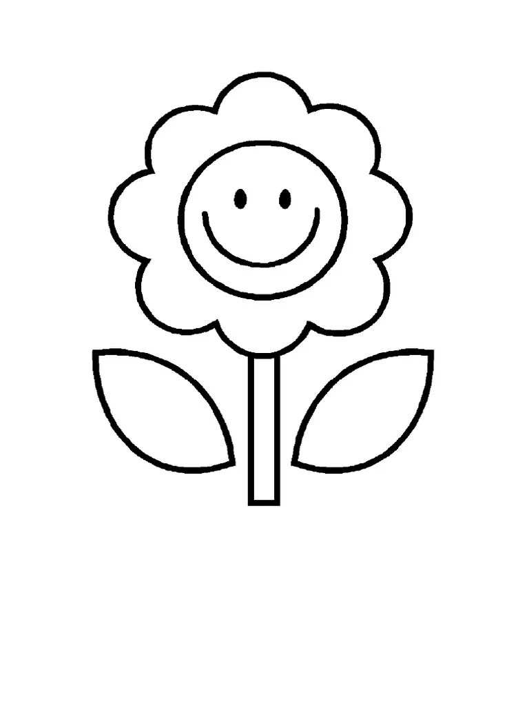 Căutaţi prin 52570 desene de colorat şi unirea punctelor. Floare Zambitoare
