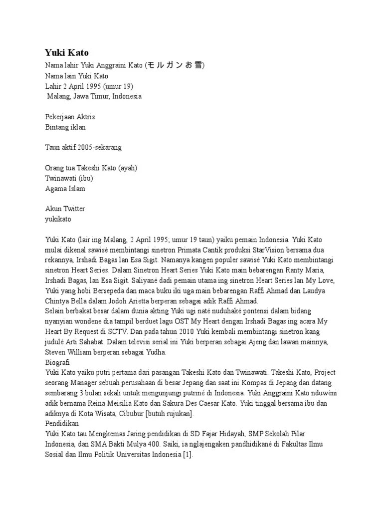 Contoh Biografi | PDF