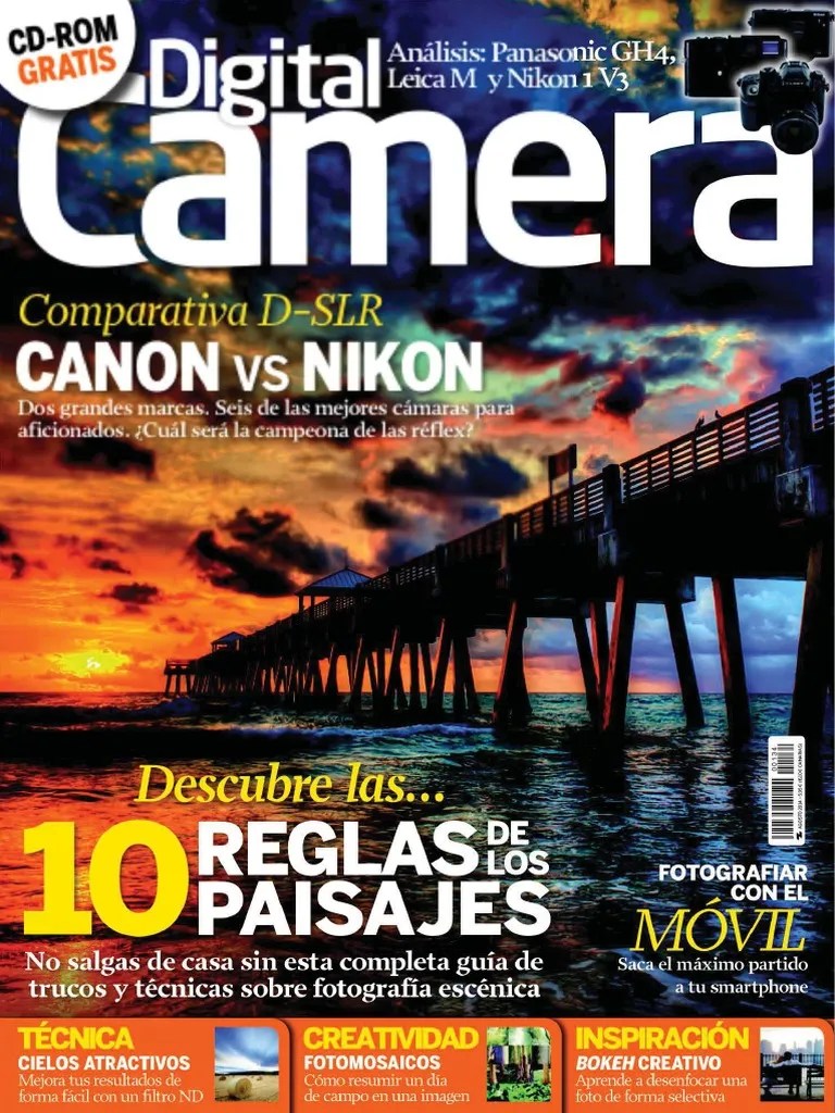 revista Digital Camera 814 Imágenes de alto rango dinámico Blanco