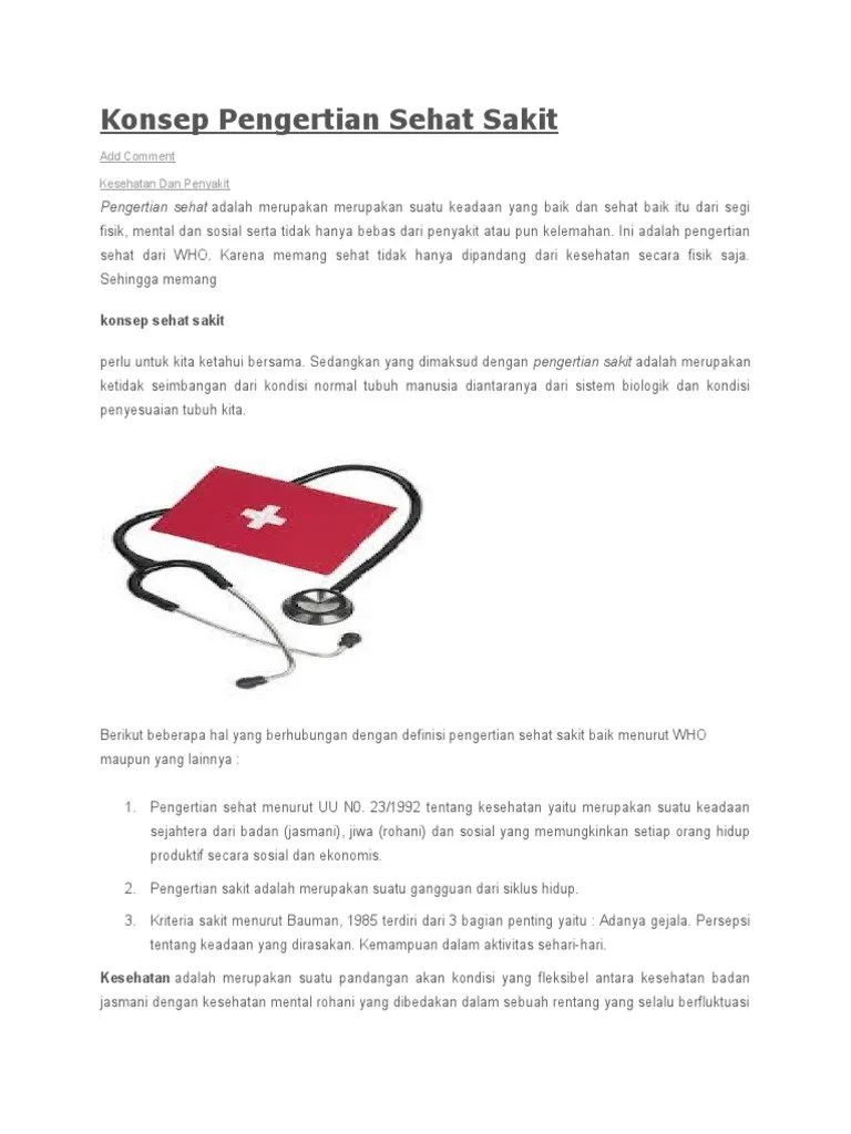 Definisi Sehat Menurut Uu Kesehatan Pdf Uu kesehatan juga dianggap