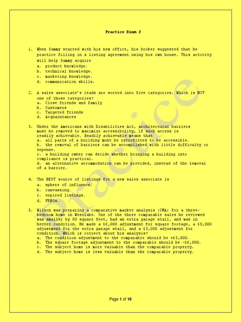 Florida Real Estate Post Licensing exam Mortgage Loan Real Estate