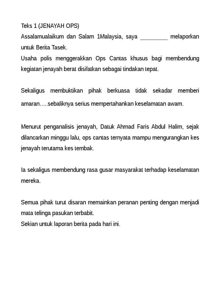 Skrip Pembaca Berita Cuaca - Gue Viral