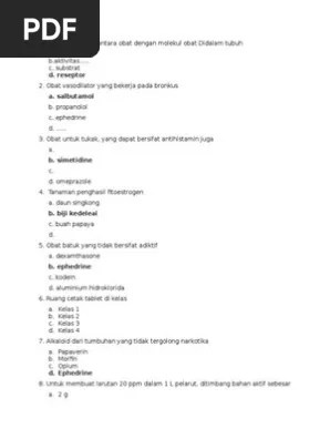 Soal Profesi Apoteker