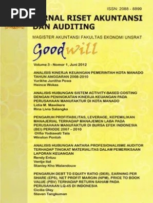 Jurnal Riset Akuntansi Dan Auditing | PDF
