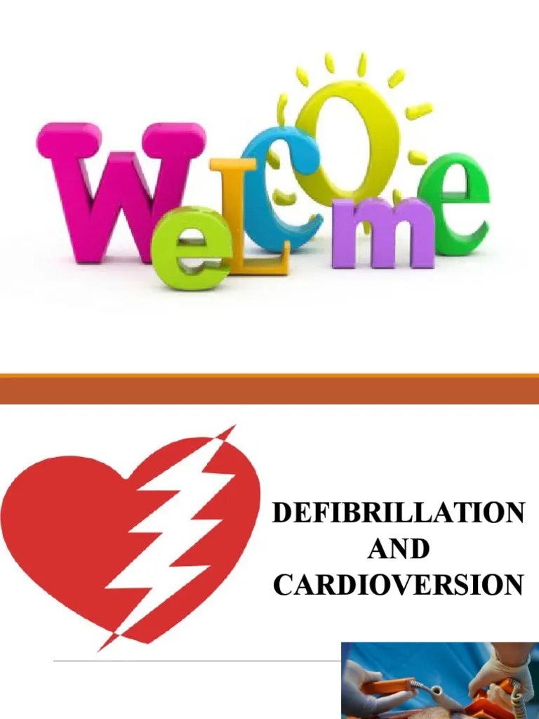 Defibrillation and Cardioversion Cardiac Arrhythmia Clinical Medicine
