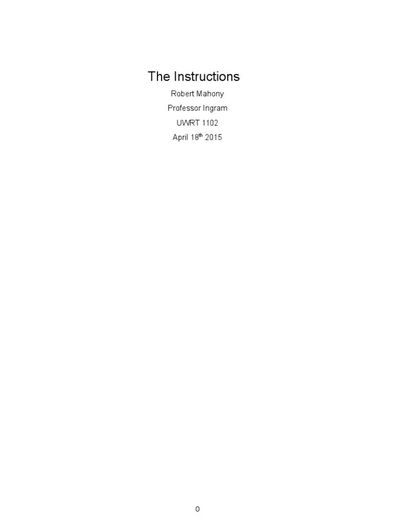 final portfolio essay Question Genre