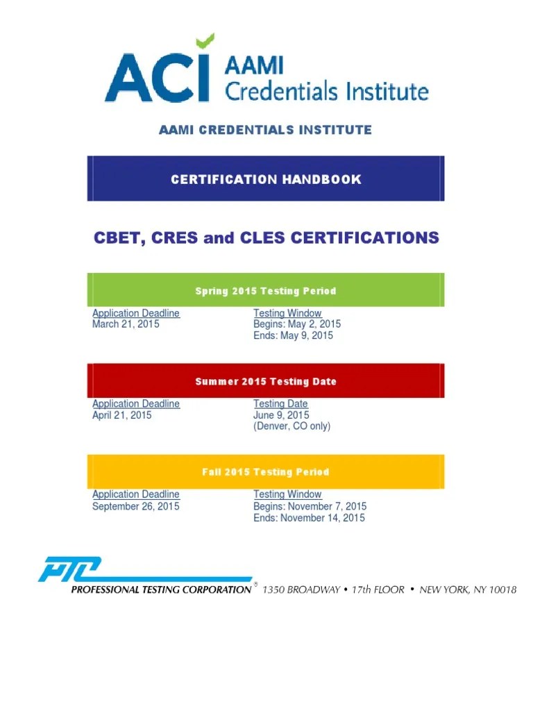 aci cbet 2015 Professional Certification Electronic Health Record