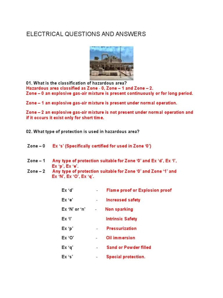 Electrical Tech Interview Questions and Answers Transformer