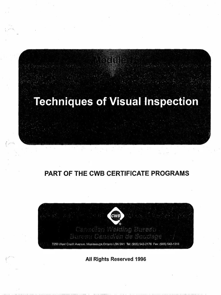 Techniques of Visual Inspection Calibration Accuracy And Precision Free 30day Trial Scribd