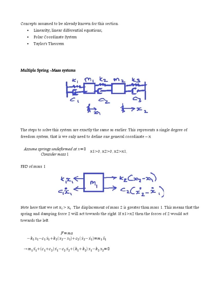 Equations of Motion, Torsional Springs, Lagrange Lagrangian Mechanics