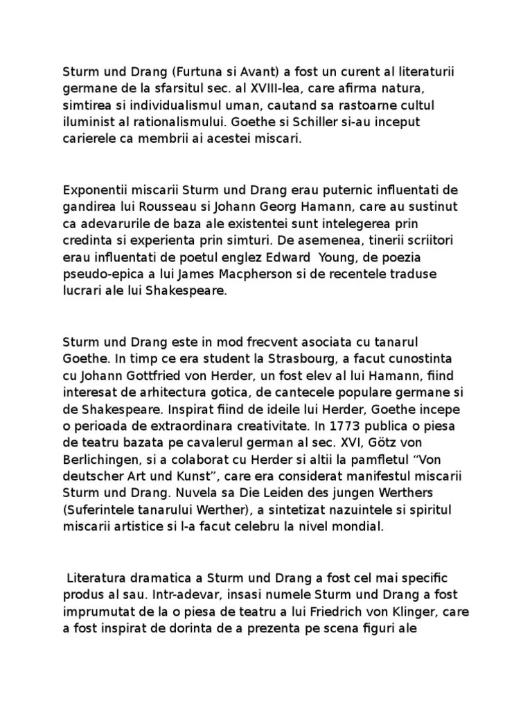 Sturm Und Drang