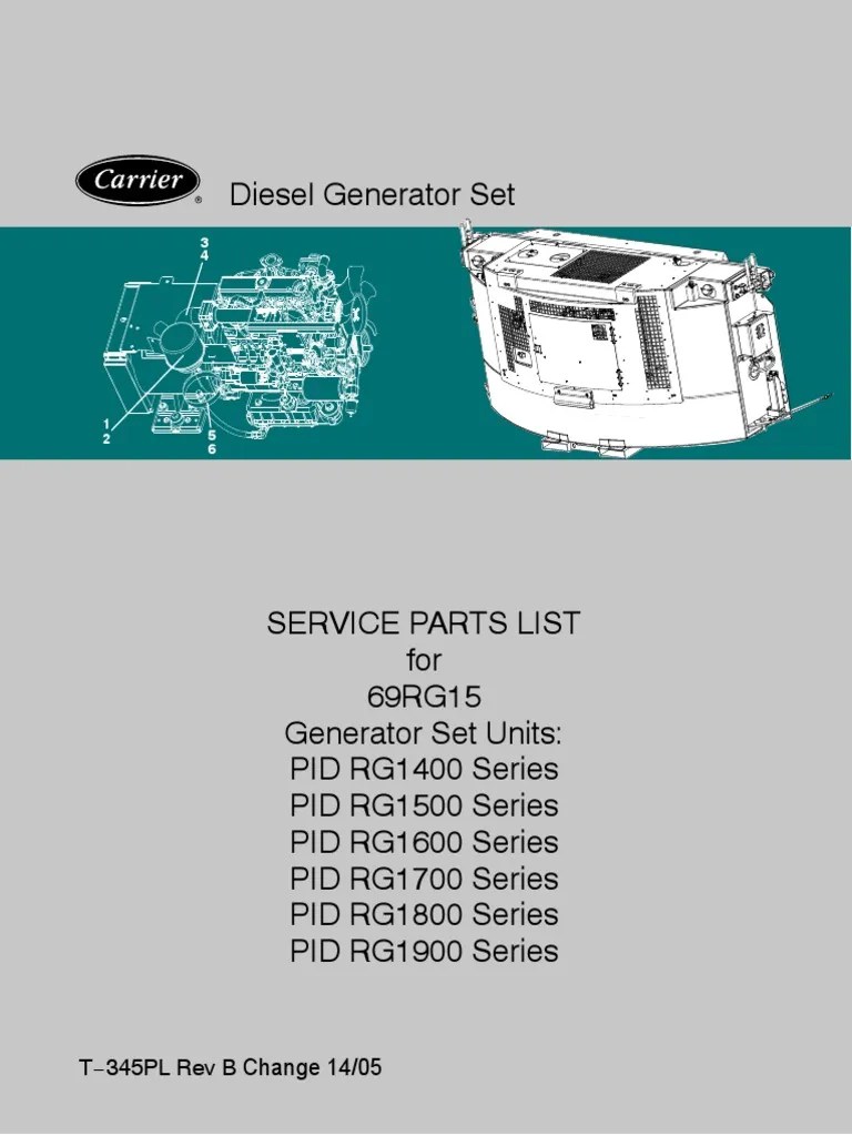 Carrier Transicold 69rg15 130w 01 PDF Washer (Hardware) Screw