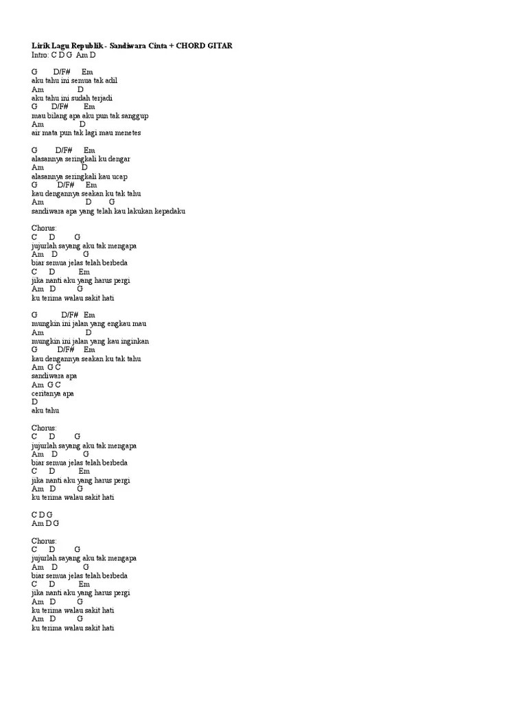 Lirik Lagu Republik | PDF