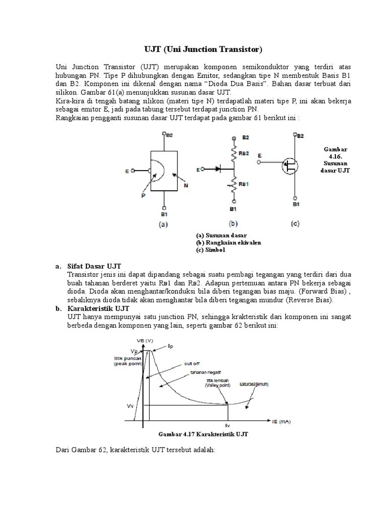 Uni Junction Transistor (UJT) PDF