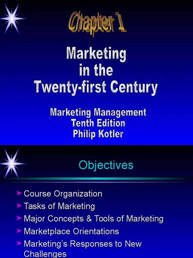 KOTLER MARKETING PPT Marketing Sales