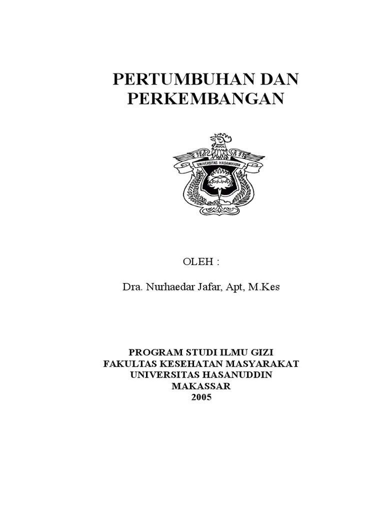 Pertumbuhan Dan Perkembangan