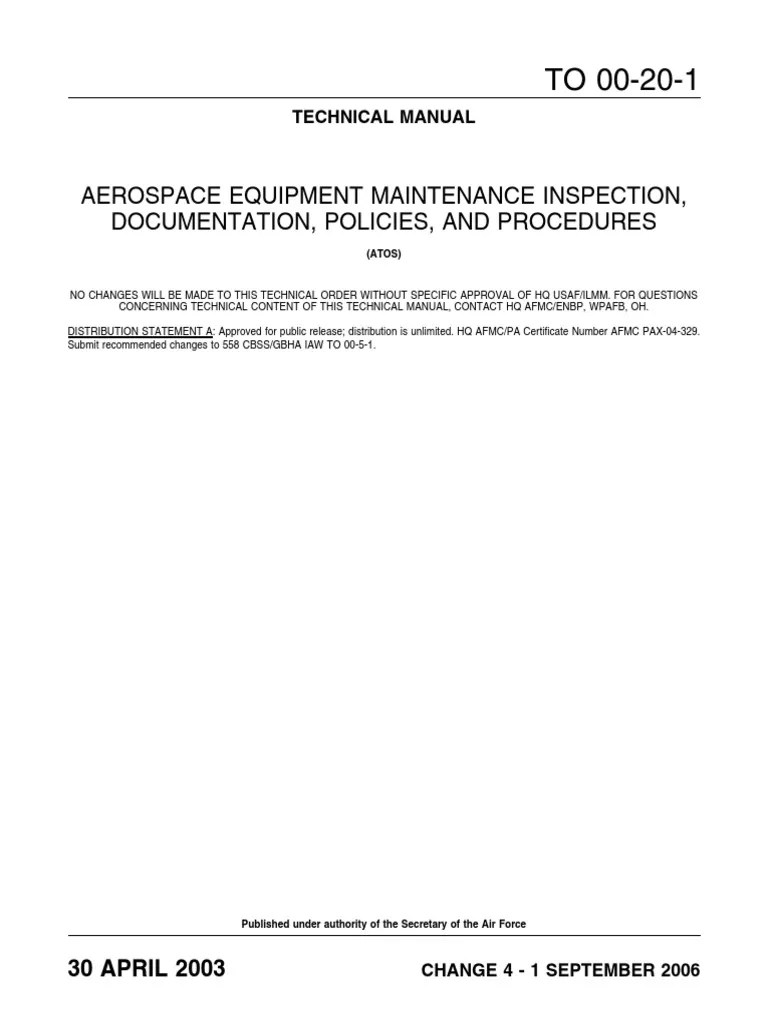Aircraft Forms Manual PDF United States Air Force Reliability Engineering