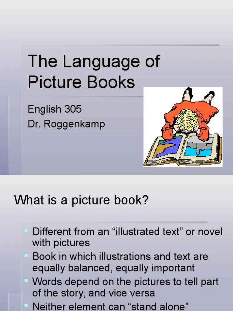 Elements of Picture Books.ppt Picture Book Color Free 30day
