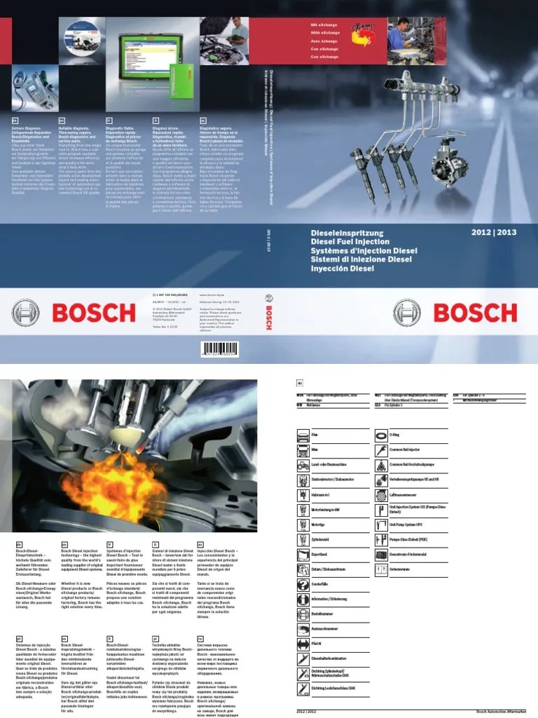 Bosch Automotive Diesel System Fuel Injection