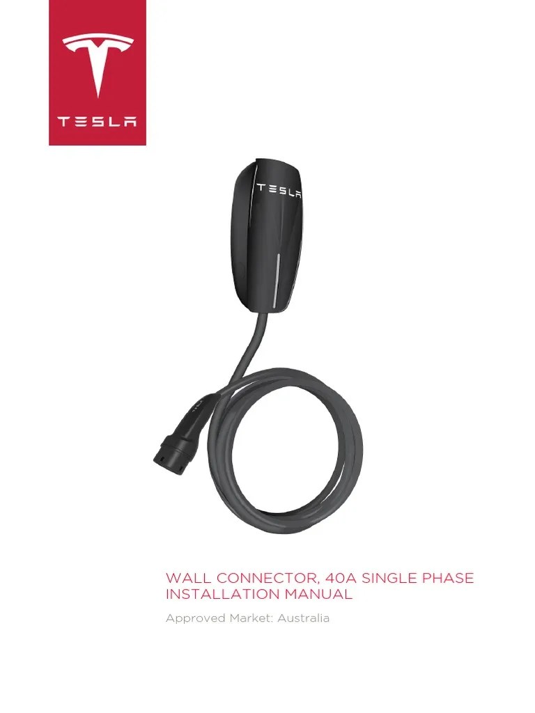 Tesla Wall Connector Install Guide | Electrical Connector | Electrical