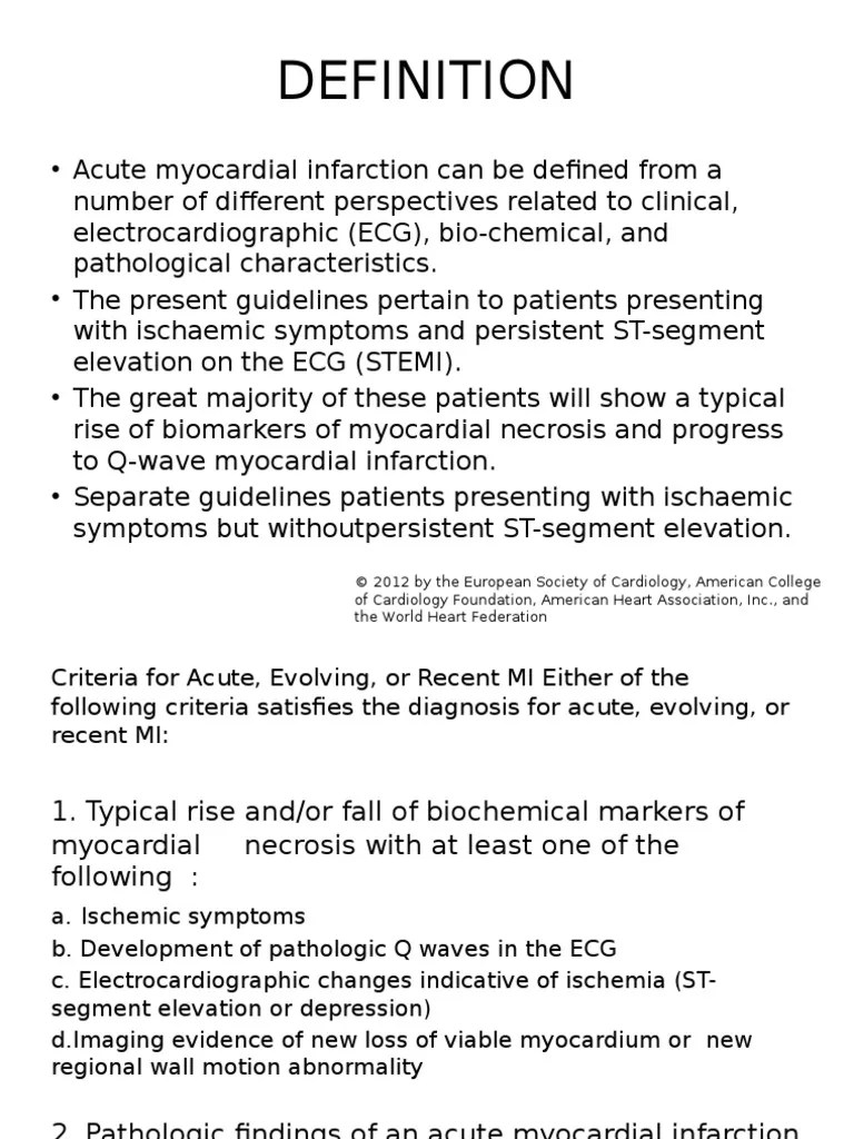 Acute Miocard Infark PDF Myocardial Infarction Angina Pectoris