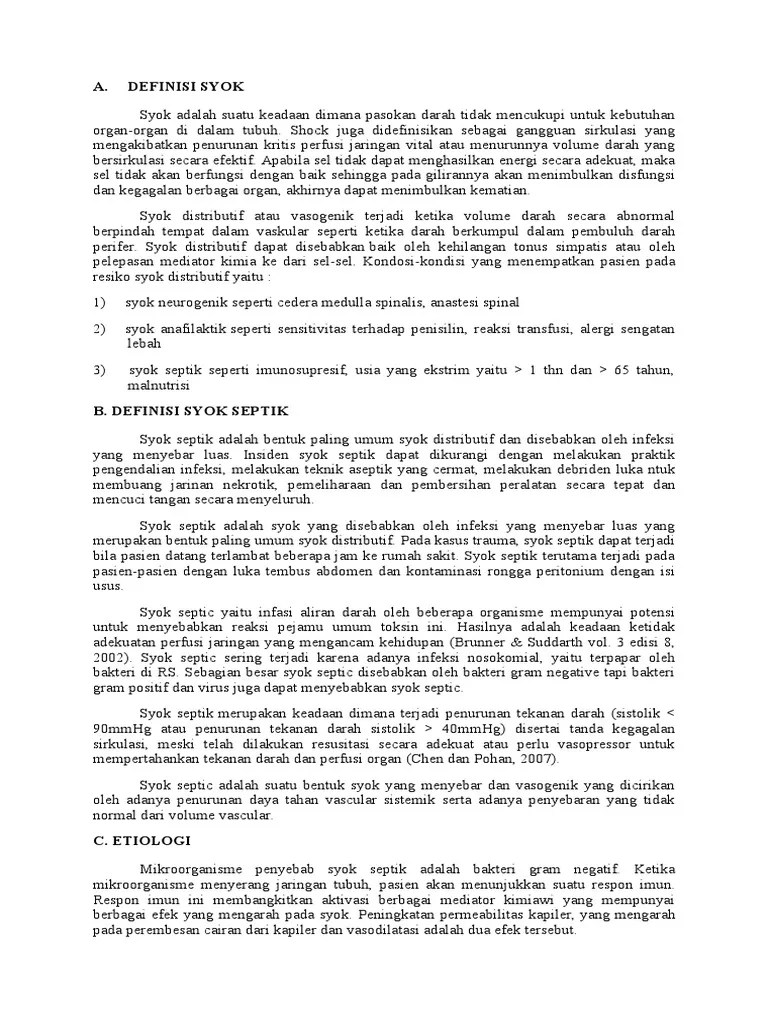 Lp Syok Septik