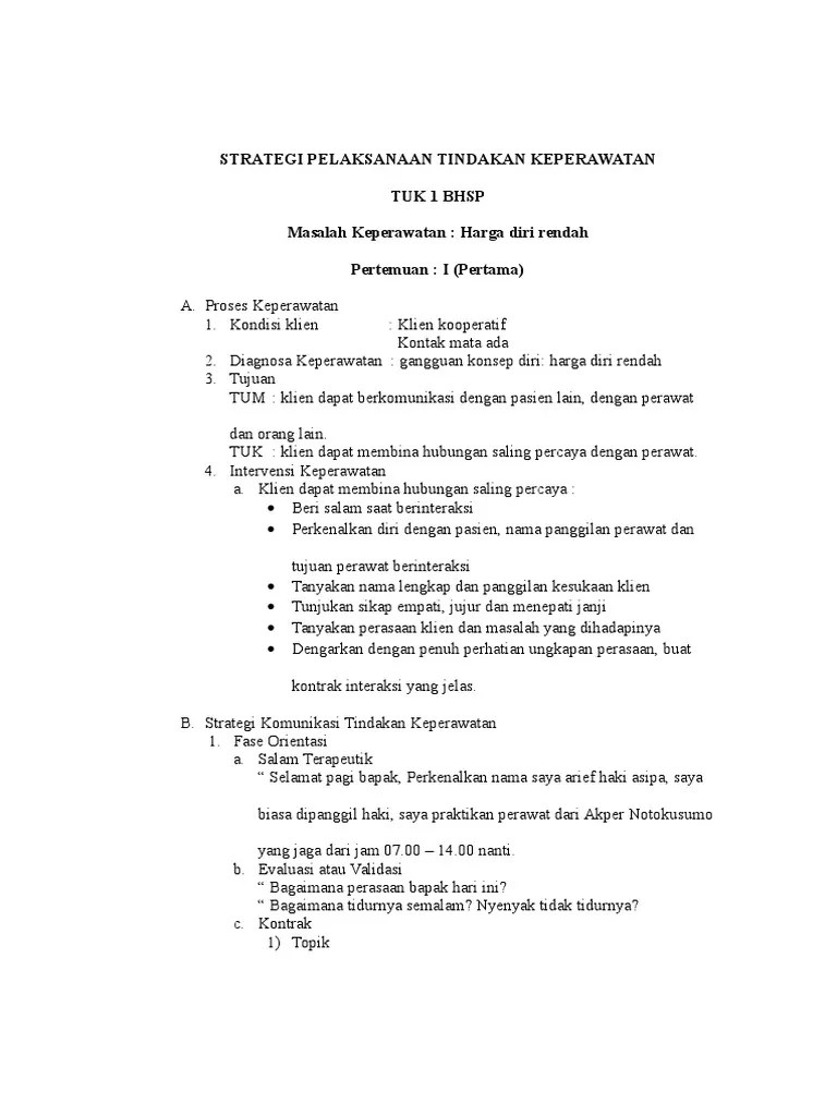Rencana Tindakan Keperawatan Resiko Perilaku Kekerasan