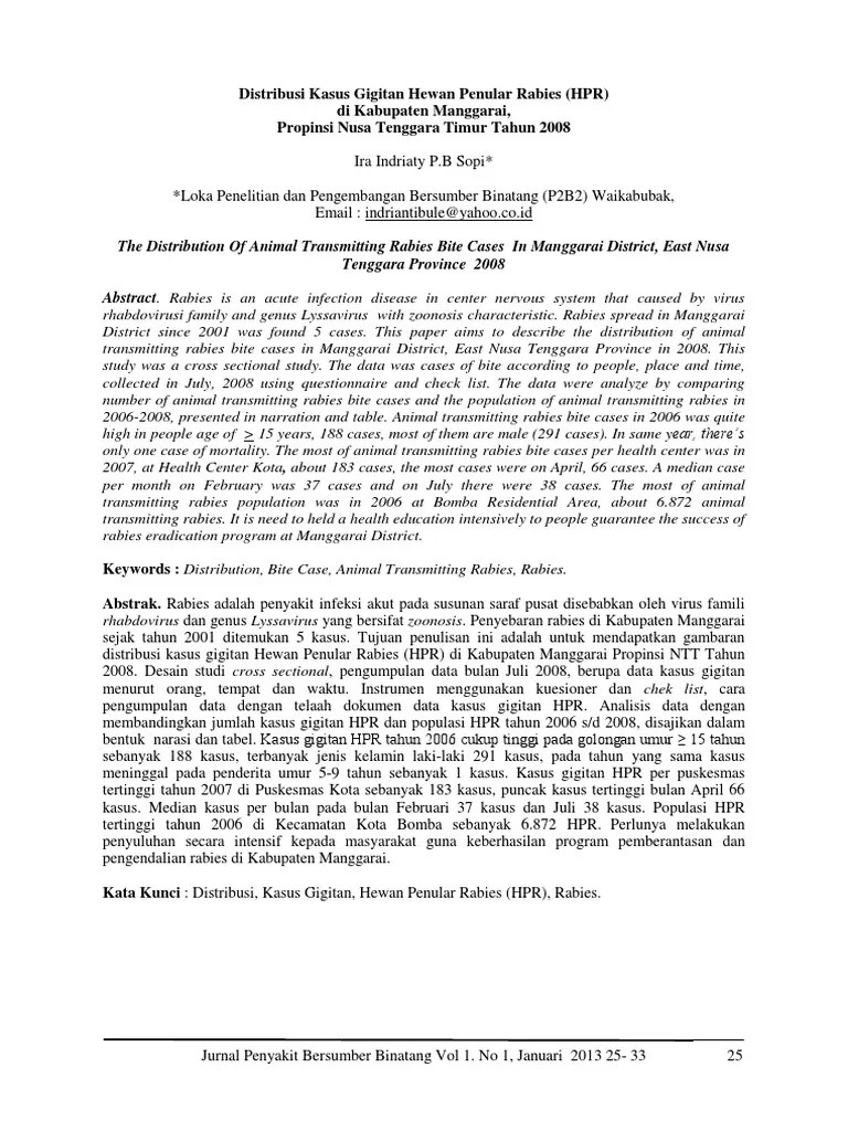 JURNAL PENYAKIT RABIES PDF