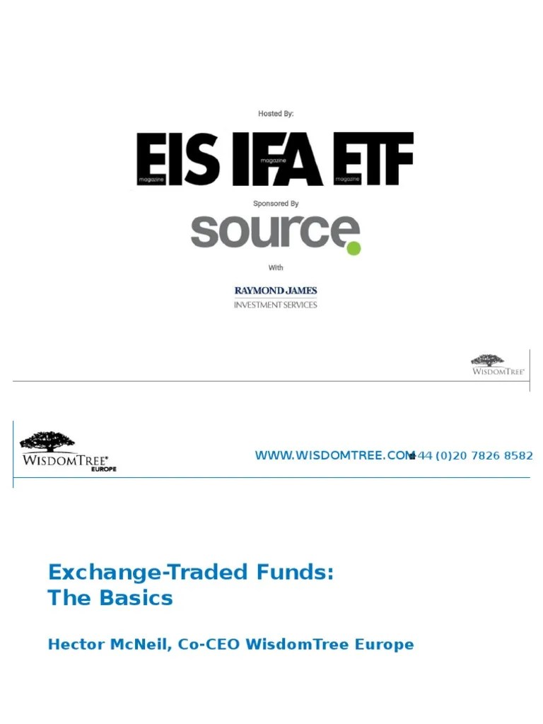 Etf Presentation Exchange Traded Fund Mutual Funds