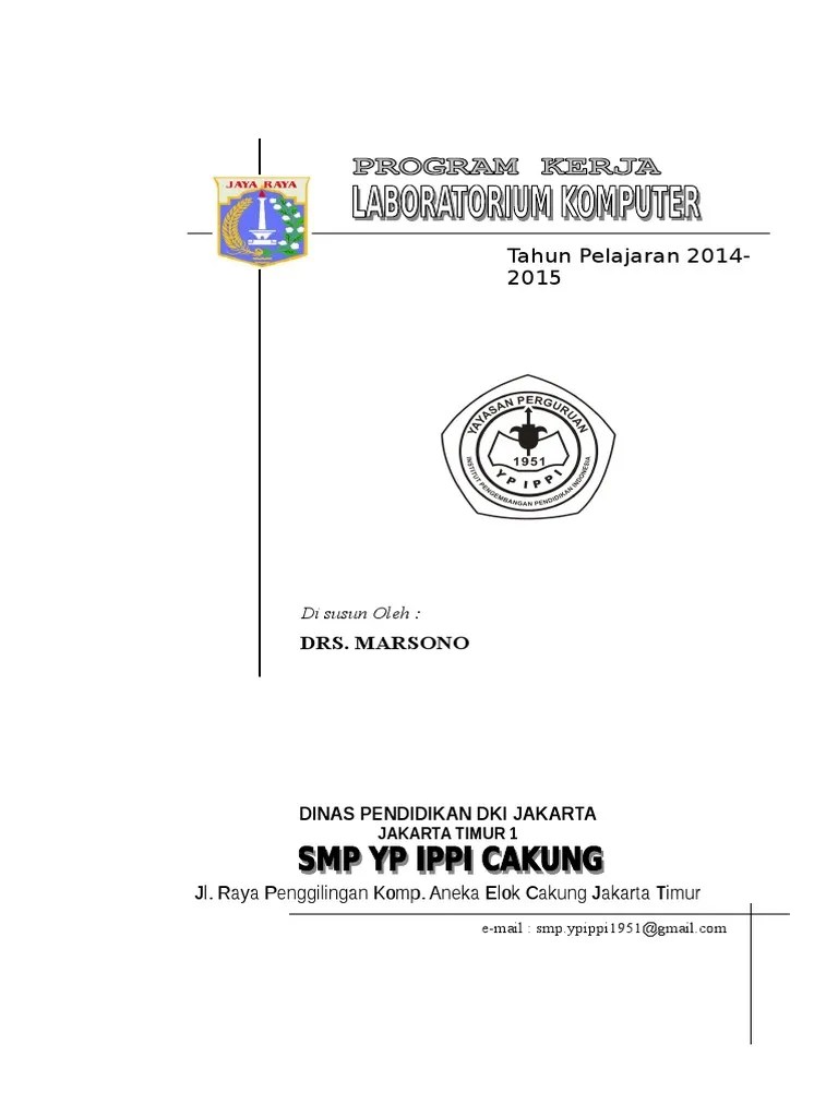 Program Kerja Lab Komputer SMP | PDF