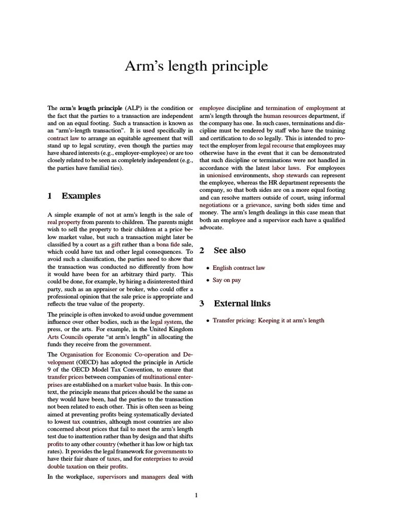 Arm's Length Principle Justice Crime & Justice