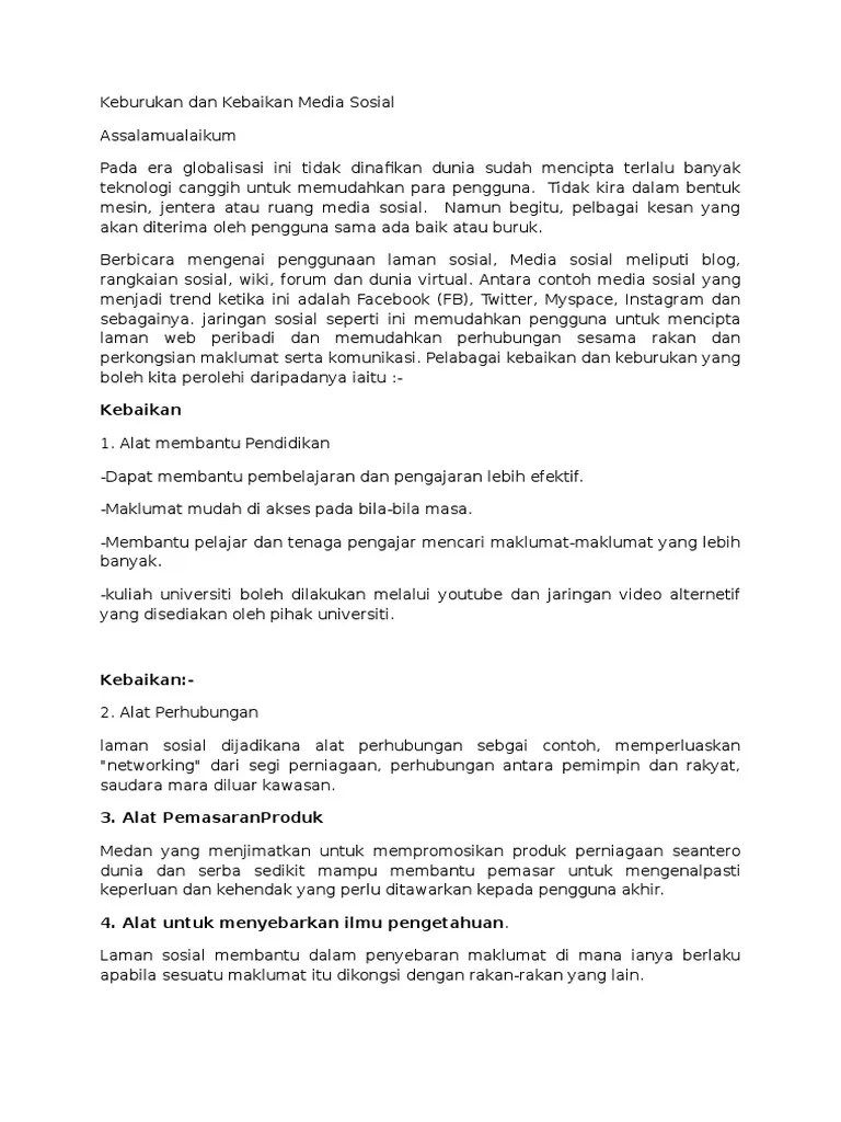 Ulasan Kesan Buruk Penggunaan Internet