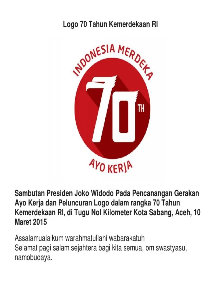Logo 70 Tahun Kemerdekaan RI | PDF