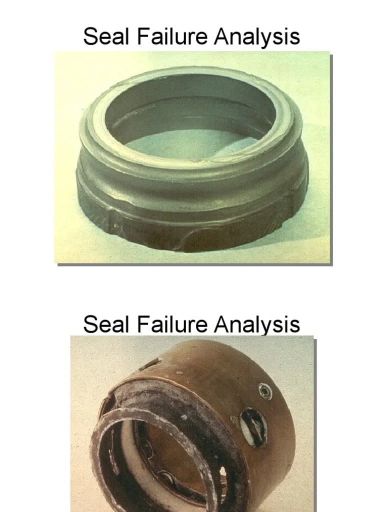 Seal Failure Analysis