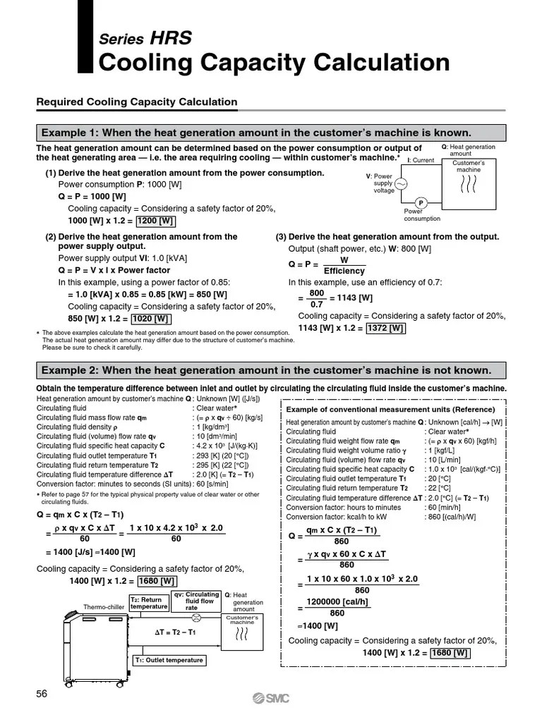 Chiller Sizing Physical Sciences Science & Mathematics