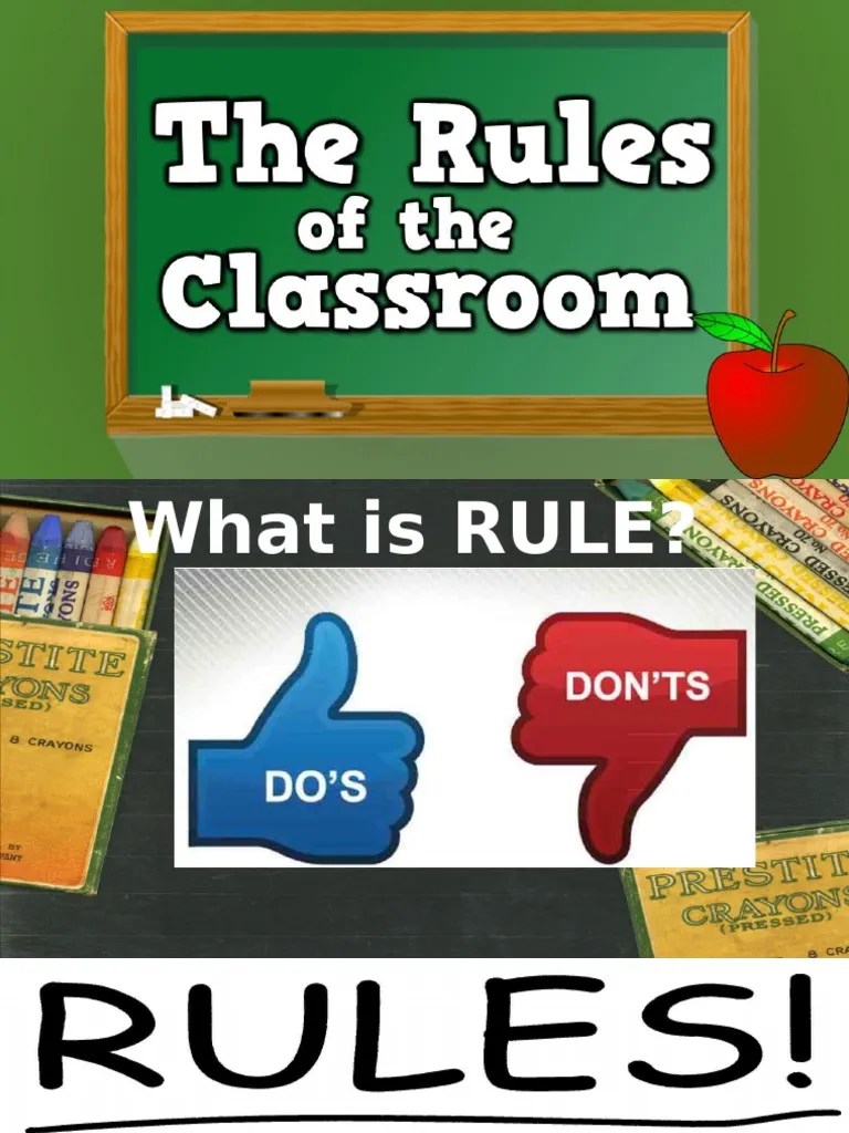 Classroom Rules