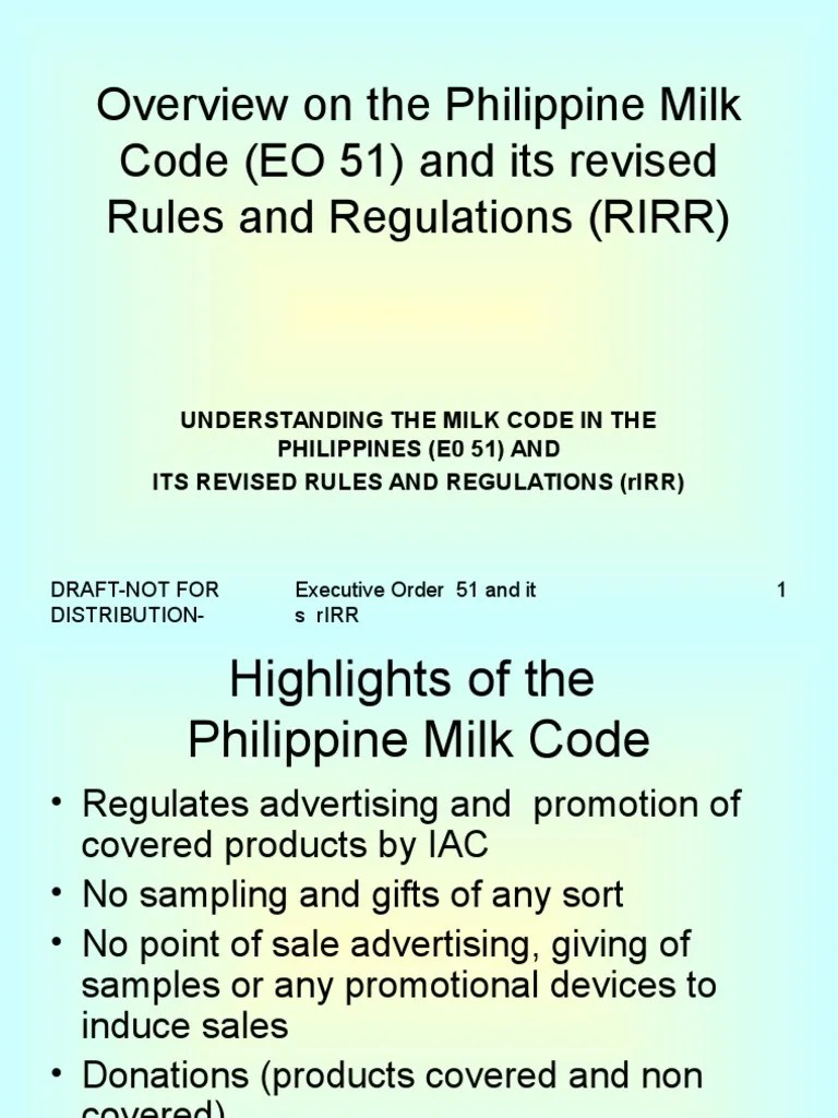 Milk Code PDF Breast Milk Infant Formula