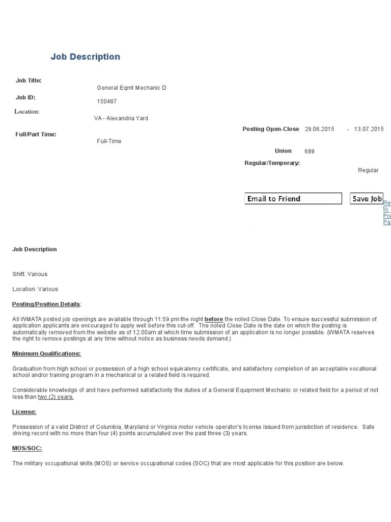 Job Description Location PDF Calibration Engineering