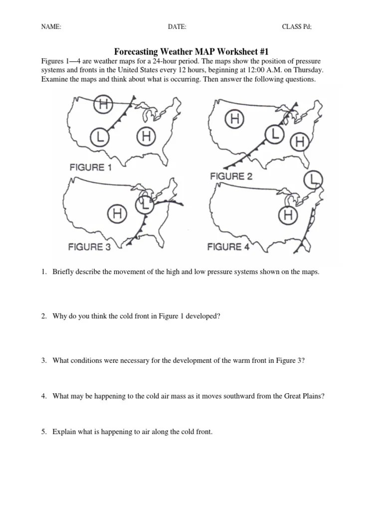 worksheet. Weather Fronts Worksheet. Grass Fedjp Worksheet Study Site