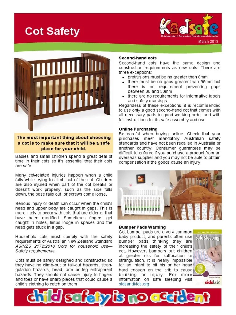 Cot Safety PDF Wellness Medical