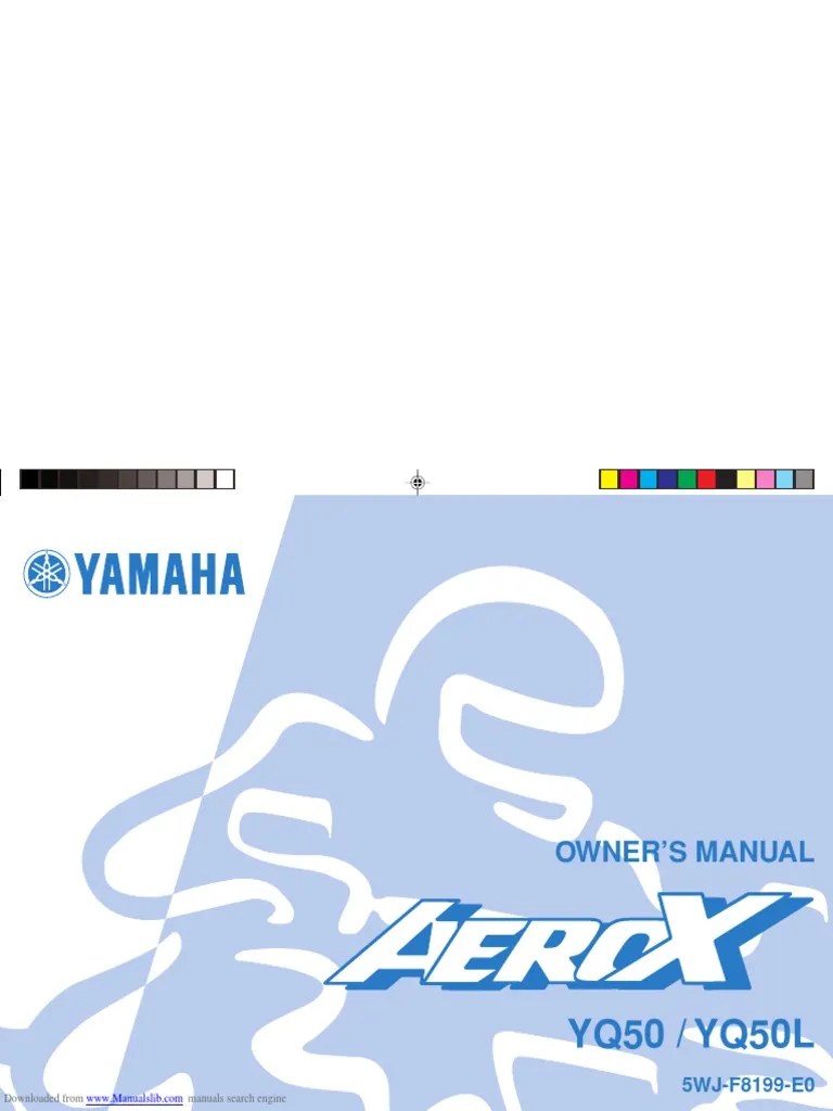 Yamaha Aerox 50 owners manual Gasoline Throttle Free 30day Trial