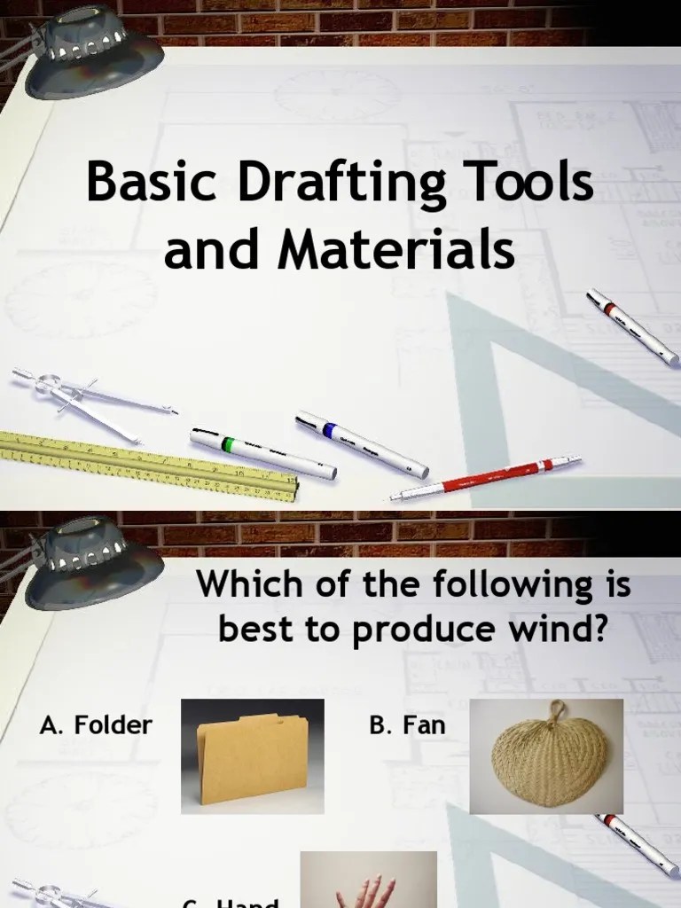 Drafting Tools and Materials Technical Drawing Pencil
