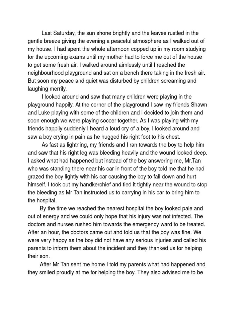 Form 1 Essay
