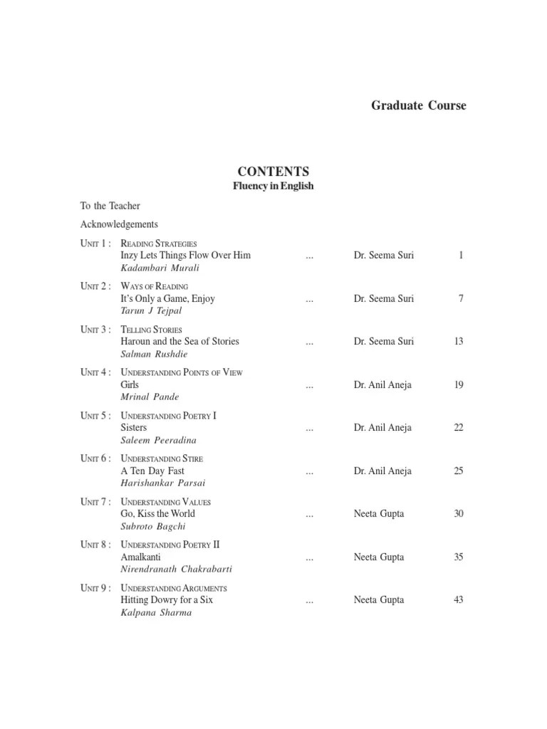 SOL BA Program 1st Year English A Study Material in PDF