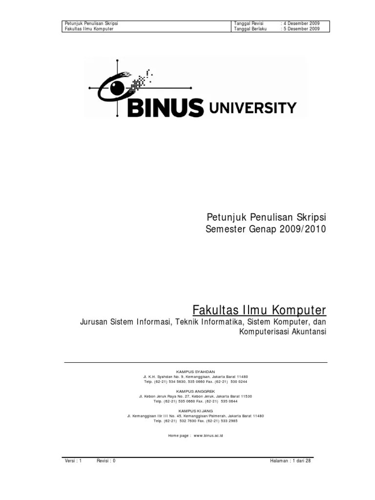 Judul Skripsi Untuk Jurusan Sistem Informasi Kumpulan Berbagai Skripsi