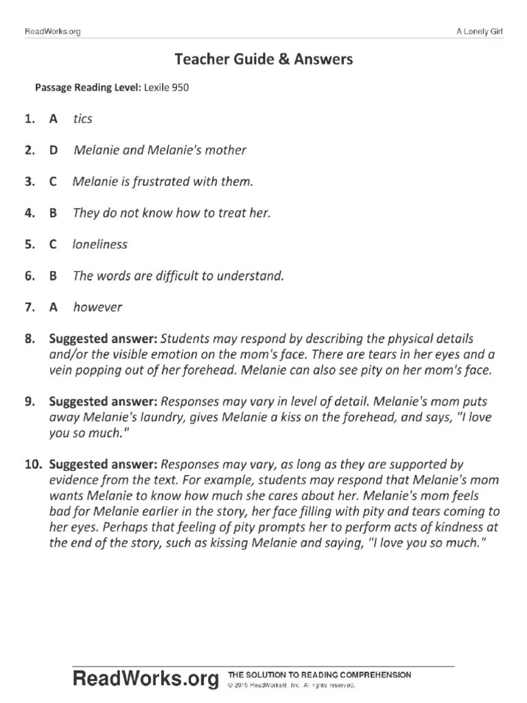 Oct 30, 2021 · see if i care readworks answer key see if i care readworks answer key. Readworks Answer Keys Life Finds A Way Sixth Grade Reading Passage Adelaide Daily Blogs